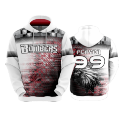 3931 UNISEX FLEECE HOODY BOMBERS-2