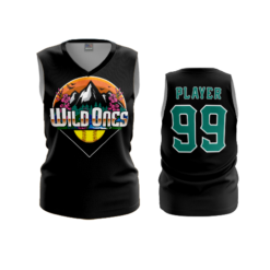 3930 WOMENS V NECK SLEEVELESS WILD-ONES-1