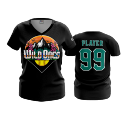 3930 WOMENS V NECK WILD-ONES-1