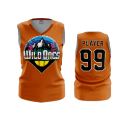 3930 WOMENS V NECK SLEEVELESS WILD-ONES-2