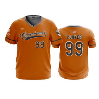 3927 MENS SPORT V NECK COPPERHEADS-1