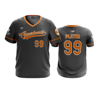 3927 MENS SPORT V NECK COPPERHEADS-2