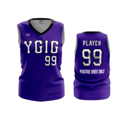 3736 WOMENS V NECK SLEEVELESS YGIG-2024-1
