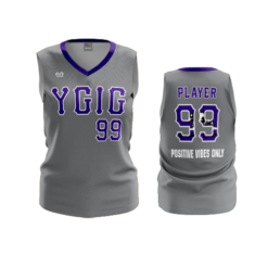 3736 WOMENS V NECK SLEEVELESS YGIG-2024-2