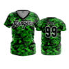 3935 WOMENS V NECK RANGERS-1