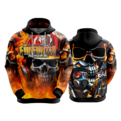 3710 FIREFIGHTERS UNISEX FLEECE HOODY