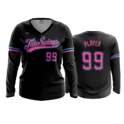2645 WOMENS V NECK LONGSLEEVE TIDE-SWINGS-1