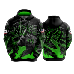 3832 UNISEX FLEECE HOODY NFG-2024-1