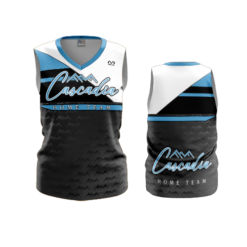 3938 WOMENS V NECK SLEEVELESS CASCADIA-HOME-TEAM