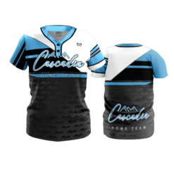 3938 WOMENS 2 BUTTON SCOOP NECK CASCADIA-HOME-TEAM