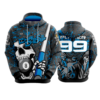 3937 UNISEX FLEECE HOODY CHALK-IS-CHEAP-1