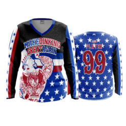 3944 WOMENS V NECK LONGSLEEVE MAKE-DINKING-GREAT-AGAIN-1