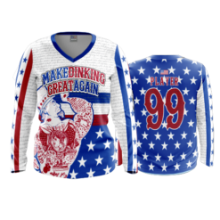 3944 WOMENS V NECK LONGSLEEVE MAKE-DINKING-GREAT-AGAIN-2