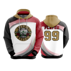 3941 UNISEX FLEECE HOODY GUNS-N-HOES-2