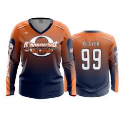 3891 WOMENS V NECK LONGSLEEVE ORANGECREST-ALL-STARS-1