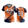 3891 WOMENS V NECK ORANGECREST-ALL-STARS-2