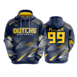 2395 UNISEX FLEECE HOODY DUTCHS-SOFTBALL-1