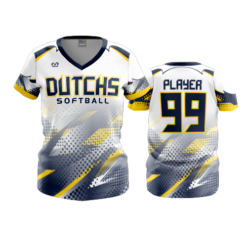 2395 WOMENS V NECK DUTCHS-SOFTBALL-2