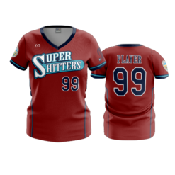 3948 WOMENS V NECK SUPER-HITTERS-1