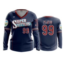 3948 WOMENS V NECK LONGSLEEVE SUPER-HITTERS-2