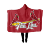 3674 UNISEX FAN WRAP HOODY CARDINALS-THE-LOU