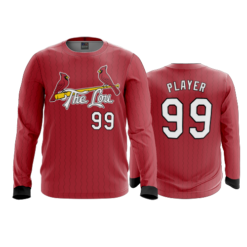 3674 MENS SPORT LONGSLEEVE CARDINALS-THE-LOU