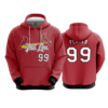 3674 UNISEX FLEECE HOODY CARDINALS-THE-LOU