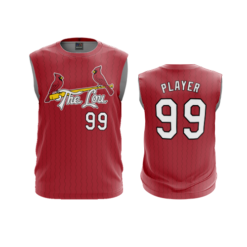 3674 MENS SPORT CREW NECK SLEEVELESS CARDINALS-THE-LOU