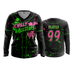 3735 WOMENS V NECK LONGSLEEVE CHILLY-ALL-STARS-1
