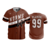2568 MENS FULL BUTTON DOWN WORMS-ROLLER-HOCKEY-1