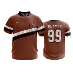 2568 UNISEX MICRO FIBER COACH PULLOVER WORMS-ROLLER-HOCKEY-1
