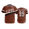 2568 MENS SPORT CREW NECK WORMS-ROLLER-HOCKEY-1