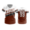 2568 WOMENS V NECK WORMS-ROLLER-HOCKEY-2