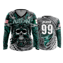 3932 WOMENS V NECK LONGSLEEVE AZTLAN-FIX-2