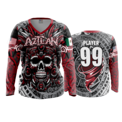3932 WOMENS V NECK LONGSLEEVE AZTLAN-FIX-3