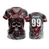 3932 WOMENS V NECK AZTLAN-FIX-3