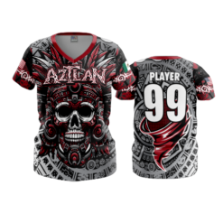 3932 WOMENS V NECK AZTLAN-FIX-3