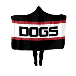 3464 UNISEX FAN WRAP HOODY RED-DOGS-1