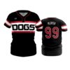 3464 WOMENS 2 BUTTON SCOOP NECK RED-DOGS-1