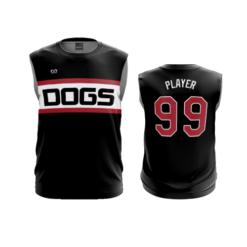 3464 MENS SPORT CREW NECK SLEEVELESS RED-DOGS-1
