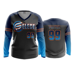 423 WOMENS V NECK LONGSLEEVE SELECT-1
