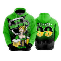 3418 UNISEX FLEECE HOODY AA-DROPOUTS-1