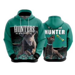 3951 UNISEX FLEECE HOODY TEAM-HUNTER-1