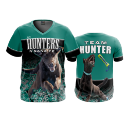 3951 MENS SPORT V NECK TEAM-HUNTER-1