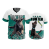 3951 MENS SPORT V NECK TEAM-HUNTER-2