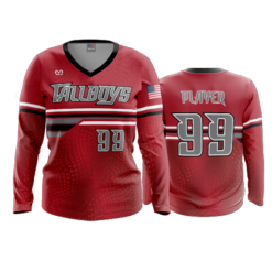 3954 WOMENS V NECK LONGSLEEVE TALLBOYS-1