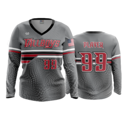 3954 WOMENS V NECK LONGSLEEVE TALLBOYS-2