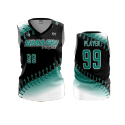 3170 WOMENS V NECK SLEEVELESS SMASH-2024