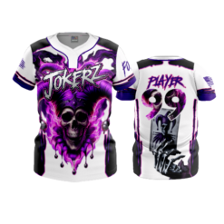 3826 WOMENS NO BUTTON SCOOP NECK JOKERZFIX-2