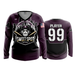3964 WOMENS V NECK LONGSLEEVE SWEET-SPOT-1